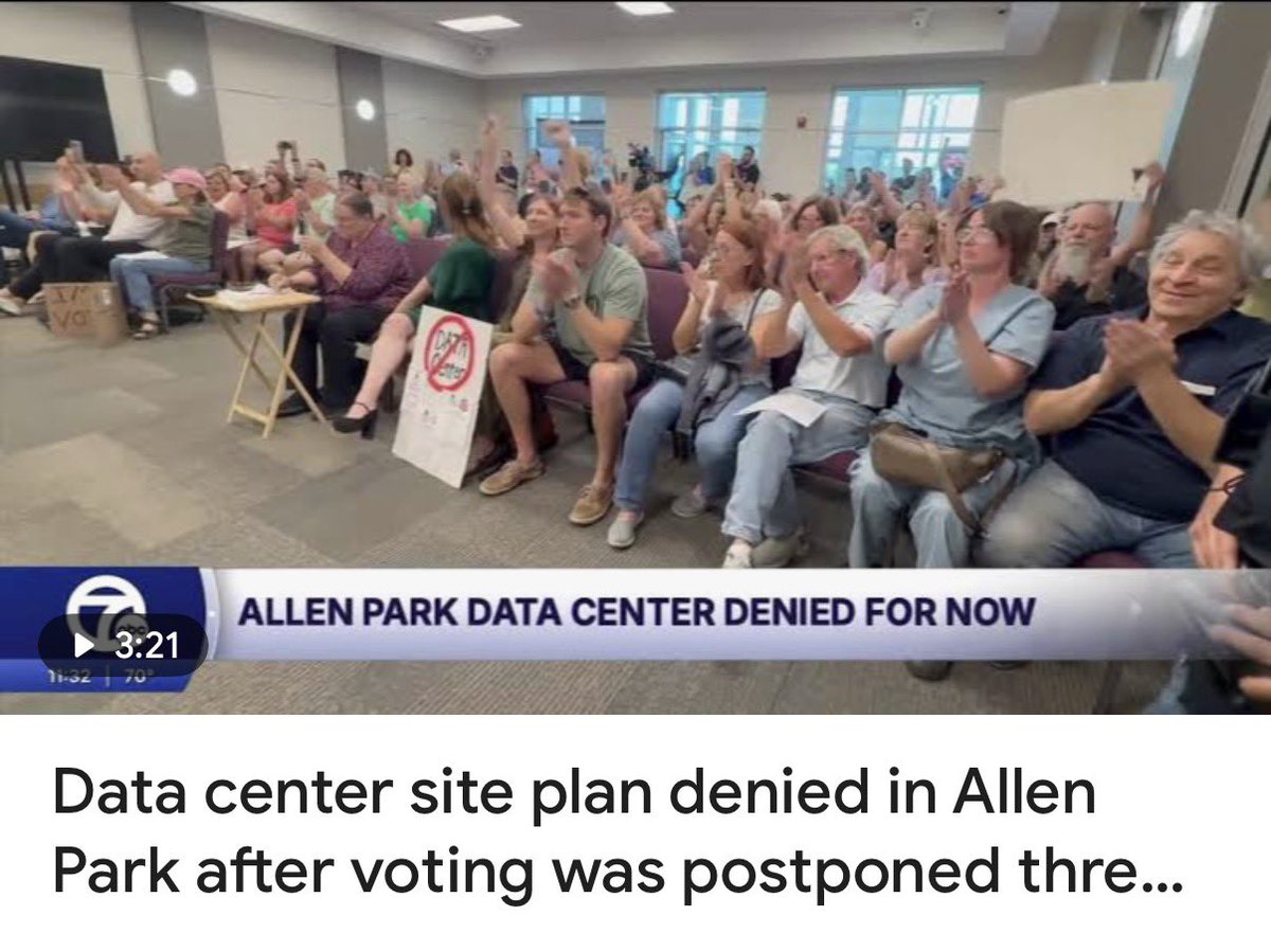 shoesonplease's tweet photo. Township Data Center meetings are just popular if not more than school board meetings in 2026 Michigan.

Restore local control. Rural Michigan is not a locker for big tech: https://t.co/Z9EeqFvI4Q