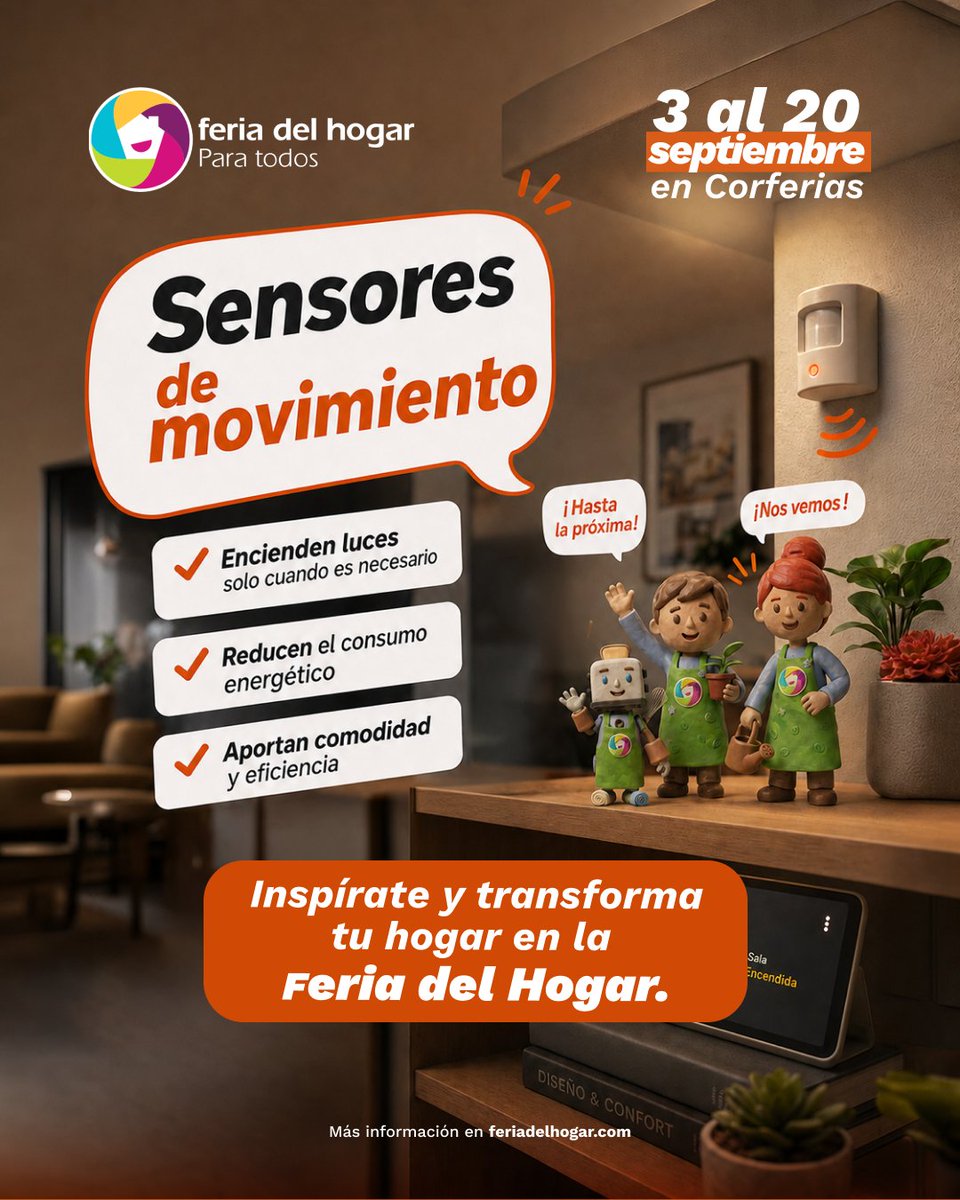 FeriaDelHogar_'s tweet photo. Elegir productos que optimicen el consumo de energía no solo cuida tu bolsillo, también cuida el planeta.

¿Cuál de estos productos te gustaría encontrar en la Feria del Hogar 2026? 👇

Más información en https://t.co/63sAQqFfi4

#DiaMundialDelMedioAmbiente https://t.co/KOQ7YsIWeS
