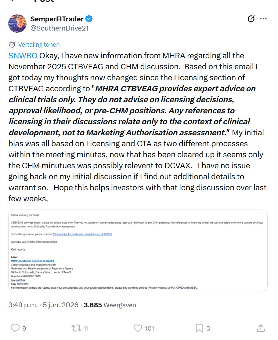 sanderhamburger's tweet photo. $nwbo I told you so https://t.co/yX3Z8zkT7P