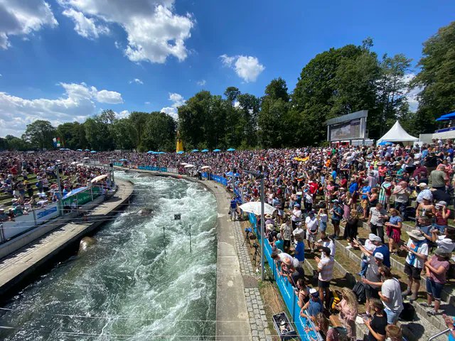 RealityCreation's tweet photo. The best summer of my life

The best summer of my life? Tough one. I'd say 1991. I was 17 years old. 

I lived a 10 minute walk from what was, at the time, the best artificial rafting channel in the world. You see the exact place pictured below.

Every day after school, me and friends went there to swim. Illegally. We went there when it was empty (image 1), no crowds (image 2). 

It flowed into a section that was legal for swimming (example image 4). 

We continued to do this all summer. Lay out blankets, have a snack, check whether the river is empty and then jump in at the farthest point. The water was wild, rapid, bouncing us from rock to rock, but the rocks were smoothed round with no sharp edges. Swimmers had drowned there, but we remained unharmed. 

It was intense and crazy. We averaged three swims per afternoon because it took a while to walk back to base. 

Once we had security pursue us, which added to the fun. The waters are much quicker than security could run.

I was scared for my life every time, even after I'd done it many times. There are so many variables and risks, you can't control them all. This brought up fear. Making it through brought up the counterpart to fear - exhilaration. 

That summer was an endless accumulation of bliss. Temperatures were always in the mild high 70s. In bliss, sun touches you differently. You smell the grass more intensely. You walk home in a beautiful daze. Your clueless parents ask you what you've been doing. "Just swimming".