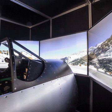GooSystems's tweet photo. Aircraft Simulation Technology GmbH (AST), founded in 2006, builds highly realistic flight simulation systems using authentic aircraft logic, including overhead and ECAM displays. #GoWithGoo #ProjectOnScreen #FlightSimulation #SimulationTechnology https://t.co/WGwpQaLbHt
