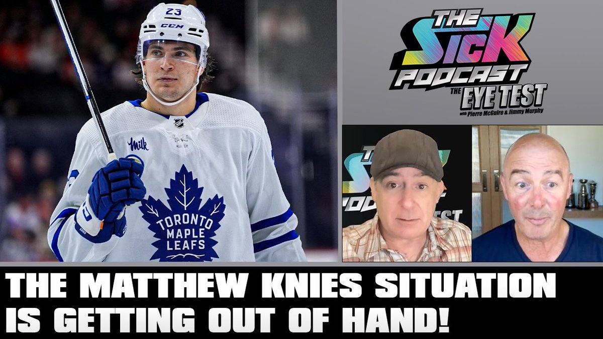 sickpodnhl's tweet photo. 🚨New Episode🚨

Pierre McGuire &amp; @MurphysLaw74 discuss:

⚫️#SoundTheSiren tie the series
⚫️Controversial challenge
⚫️Matthew Knies rumours
⚫️&amp; more!

Full pod👇
Watch: https://t.co/7PJs5oUbvY
Listen: https://t.co/3bLZklIA6E

#thesickpodcast https://t.co/kjTA2nslw0