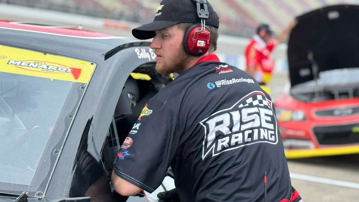 BobbyEarnhardt's tweet photo. Rolling off 11th. We’ve got a solid hot rod and a team that never quits. Time to see what we can do. 💪 #RacingwithJesus 

📺Tune in to FS2 at 5:00 PM ET. 
@RiseRacing89 @ARCA_Racing @MISpeedway https://t.co/NNfrEYZzoH