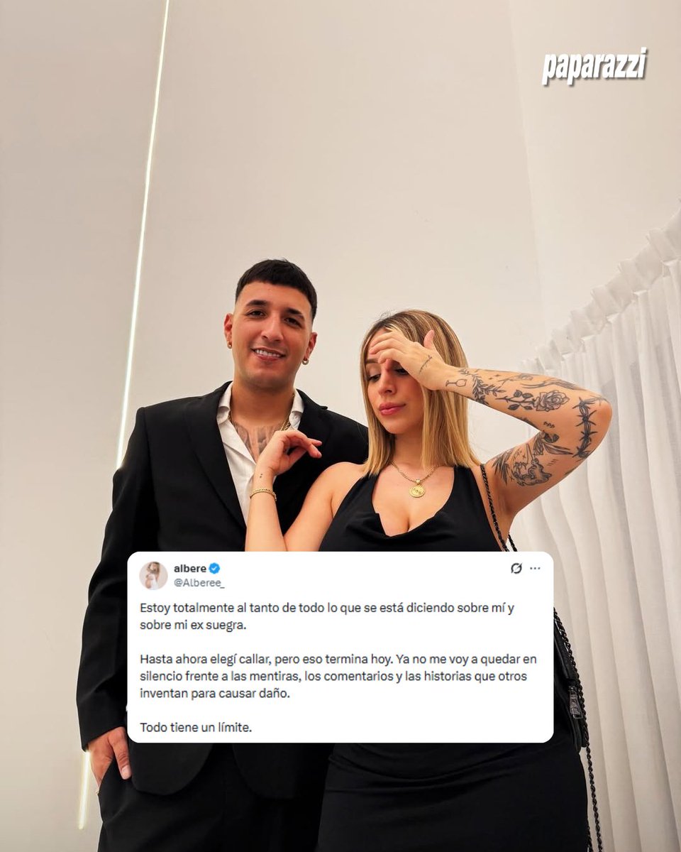 PaparazziRevis's tweet photo. SEPARADOS 😱💔 Albere rompió el silencio, confirmó que está soltera y lanzó una fuerte frase "Todo tiene un límite" https://t.co/eladcjvRzX