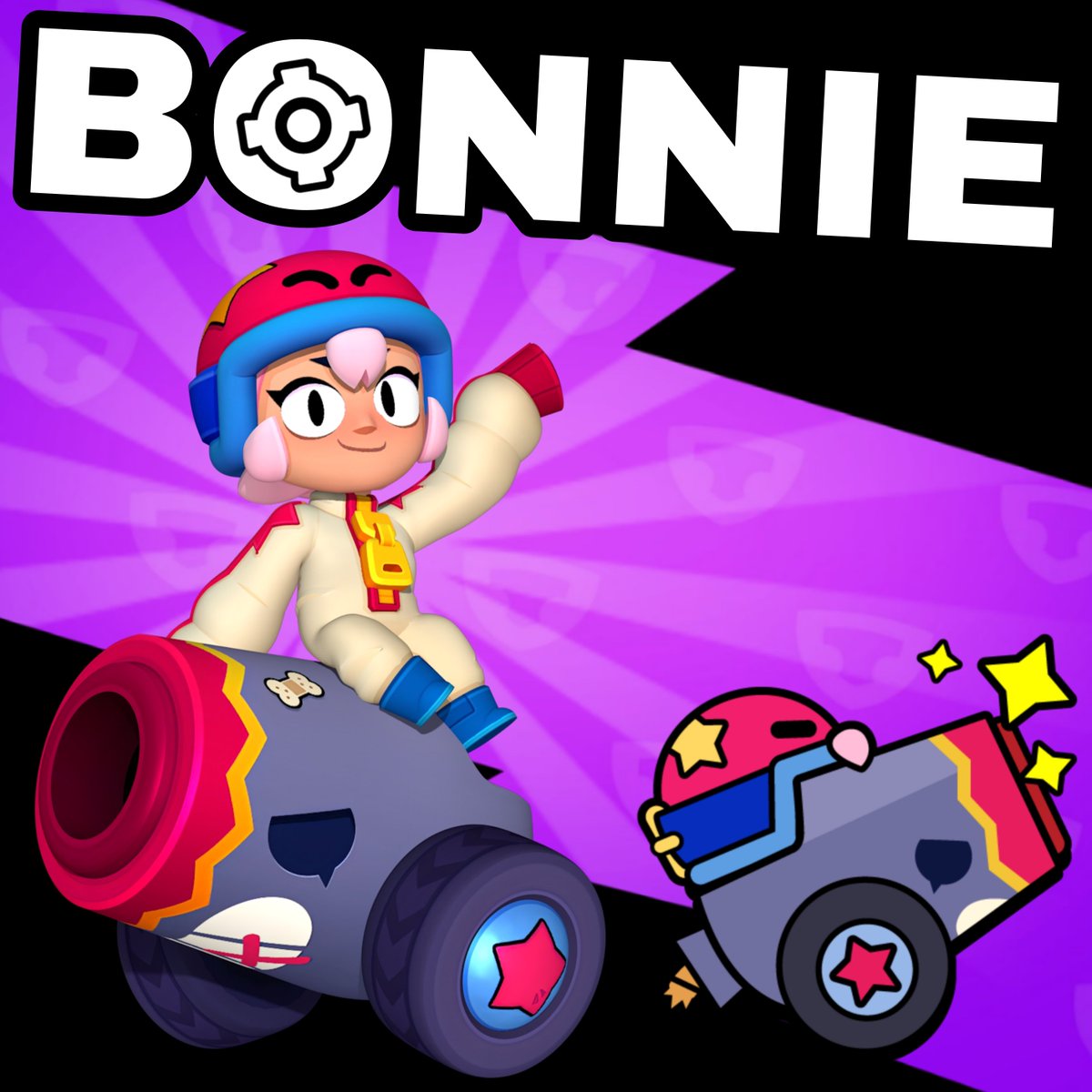Kit_el_Michi's tweet photo. �Cumple de la Brawler�

El día de hoy se cumplen 4 años desde que la rompedientes y hermana menor de Janet, Bonnie, fue, junto su cañón, Clyde, agregada dentro del juego 🦷💥

Siendo la segunda y última Brawler añadida en la Temporada 12 🚀

#BrawlStars #BrawlStarsBonnie https://t.co/4sOzezqt2e