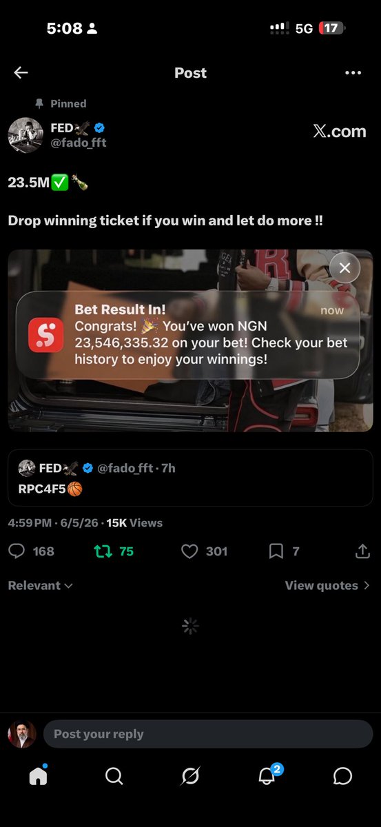 onlysingleman's tweet photo. @fado_fft 8068085689 sportybet yes sir 🙏🙏🙏🙏🙏🙏🙏 https://t.co/Bzh2oWC74p