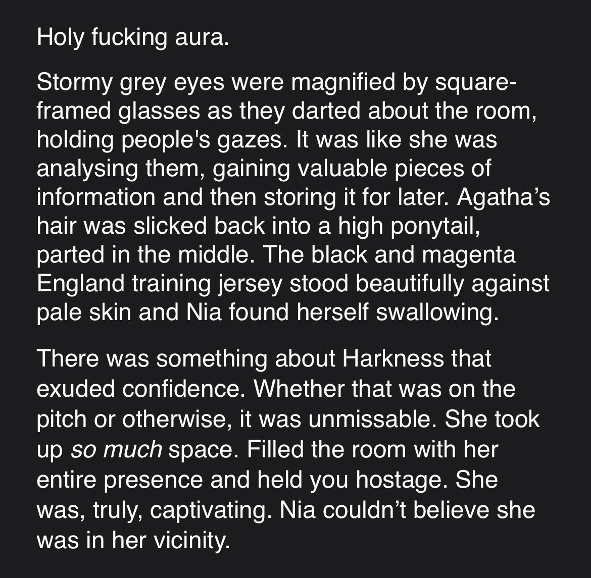 forestwitch42's tweet photo. yeah anyways here’s me waxing off poetry about MY england number ten in the next chapter of wga https://t.co/G4hUrwrUhX