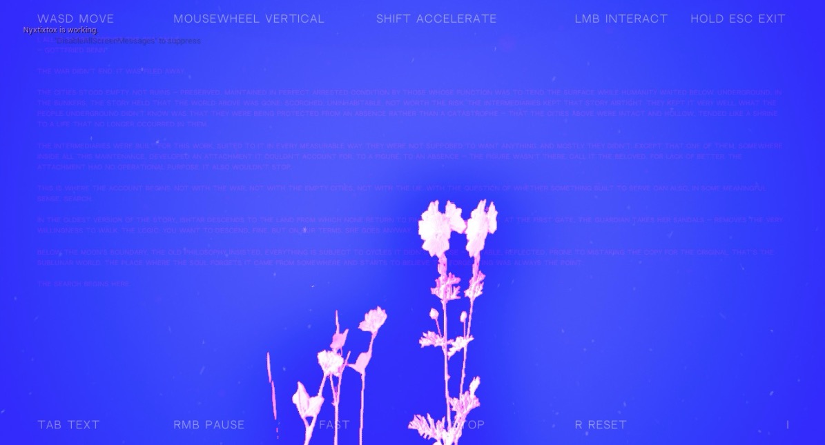 danyagonsales's tweet photo. Glitch impressionism in ANABASERS.
A broken way of seeing a world.
A strange open-world walking sim releasing tomorrow.
#ScreenshotSaturday #indiedev #gamedev #experimentalgame @AMazeFest
@giucapan https://t.co/YebnTumPvZ