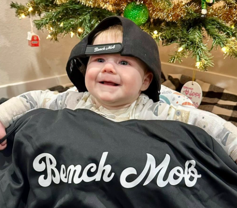 KathyMathiesen's tweet photo. @OffTheBenchKXnO For the record, Miles is a snap back guy. 
Odds on Miles having a hat size of greater than 7 7/8"? https://t.co/2kdFHVhXz5
