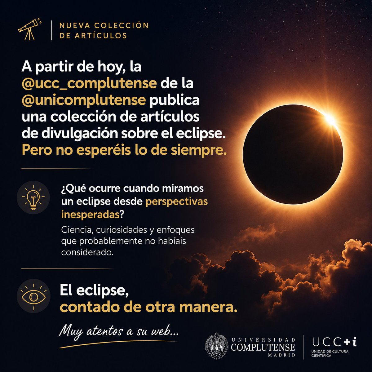 DrAstrocyte's tweet photo. 🌑 UCM con el eclipse. 
Artículo 1. Astrofísica.
https://t.co/wdTFFgaEhH https://t.co/qeuN8U1M81