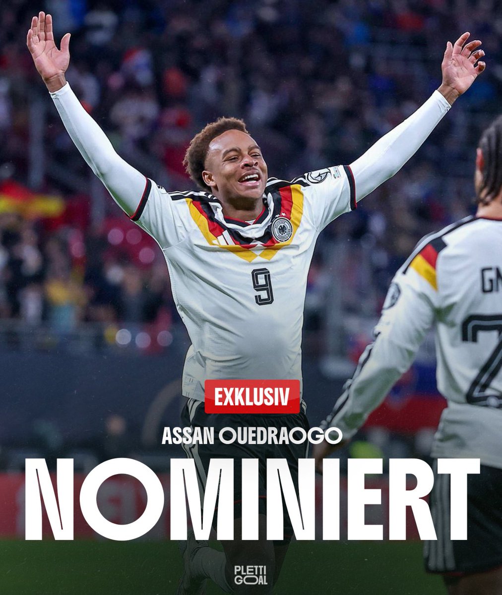 Plettigoal's tweet photo. 🚨💥 EXCL | Assan Ouedraogo will be called up to Germany’s World Cup squad as the replacement for Lennart Karl. 

As revealed, the 20 y/o RB Leipzig top talent only narrowly missed out on the original squad. Now he will travel from his holiday in Spain to Chicago. Julian Nagelsmann has already informed him. Leipzig informed as well. 

A World Cup dream comes true for Ouedraogo. @berger_pj @kerry_hau @SkySportDE 🇩🇪