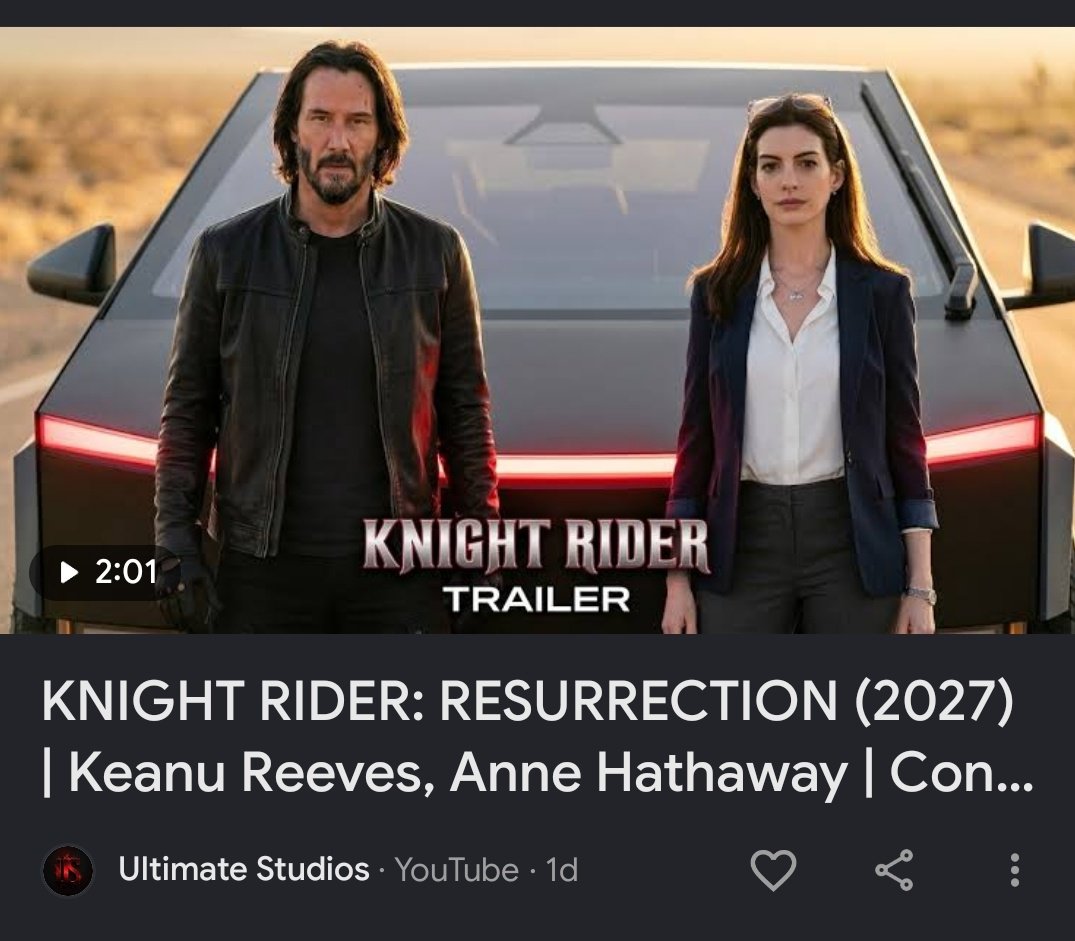Alfred_de_niro's tweet photo. Knight Rider is coming back!!! https://t.co/qILtHTXA99