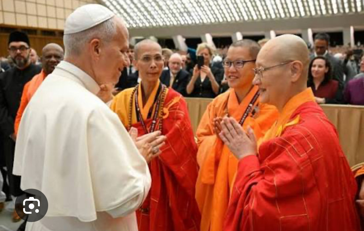 CardinalThuc's tweet photo. Continuity of Assisi: last year antipope Prevost called for the 60th anniversary celebration of Nostra Abbate where he did an Assisi apostasy meeting. That’s what the document is about. https://t.co/ELYRnIT7FS