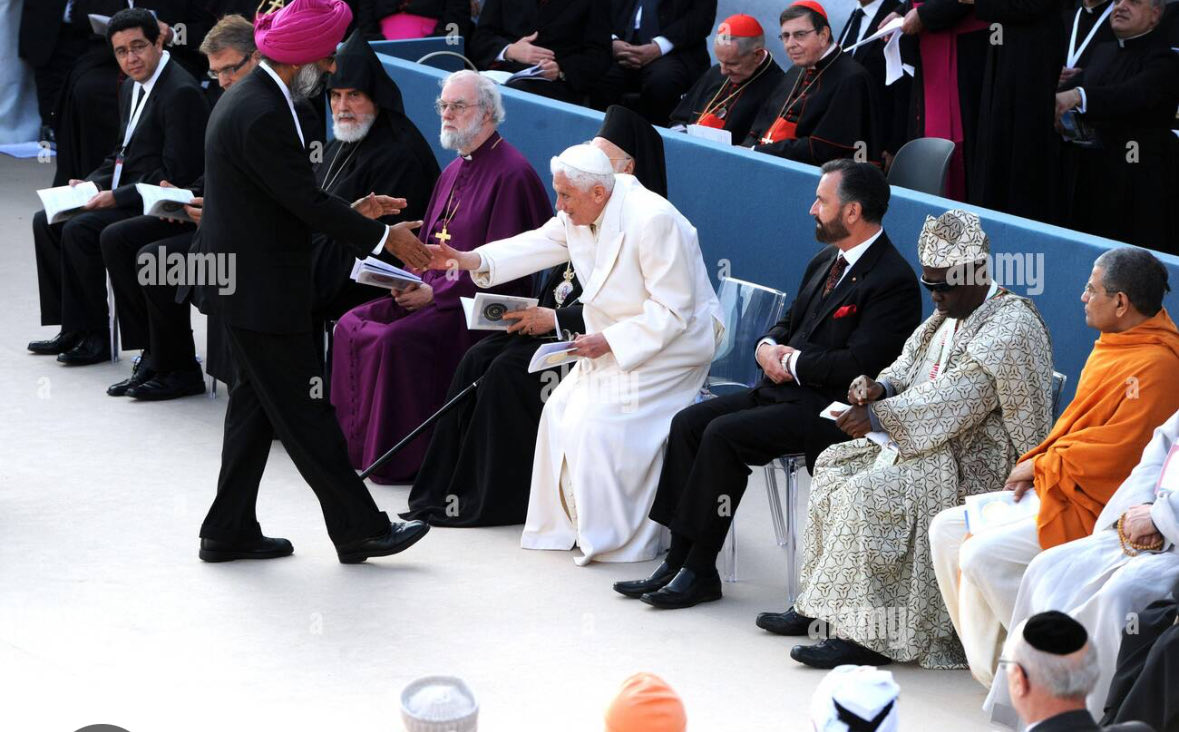 CardinalThuc's tweet photo. Continuity of Assisi: last year antipope Prevost called for the 60th anniversary celebration of Nostra Abbate where he did an Assisi apostasy meeting. That’s what the document is about. https://t.co/ELYRnIT7FS