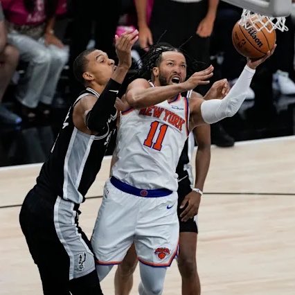 PolymarketSport's tweet photo. 🚨JUST IN: Spurs vs Knicks was the most watched NBA Finals Game 1 since 2018, averaging 16.93 MILLION viewers, per @ESPNPR https://t.co/WDCj06Hvxe