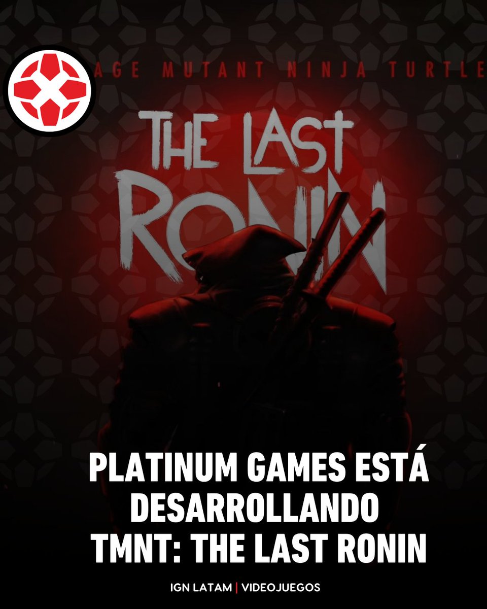 IGNLatam's tweet photo. ¡Una de las mayores sorpresas del #SummerGameFest 2026! Se confirmó que PlatinumGames está desarrollando Teenage Mutant Ninja Turtles: The Last Ronin, la esperada adaptación del oscuro cómic de las Tortugas Ninja. #IGNGaming https://t.co/nAowYeQuRM
