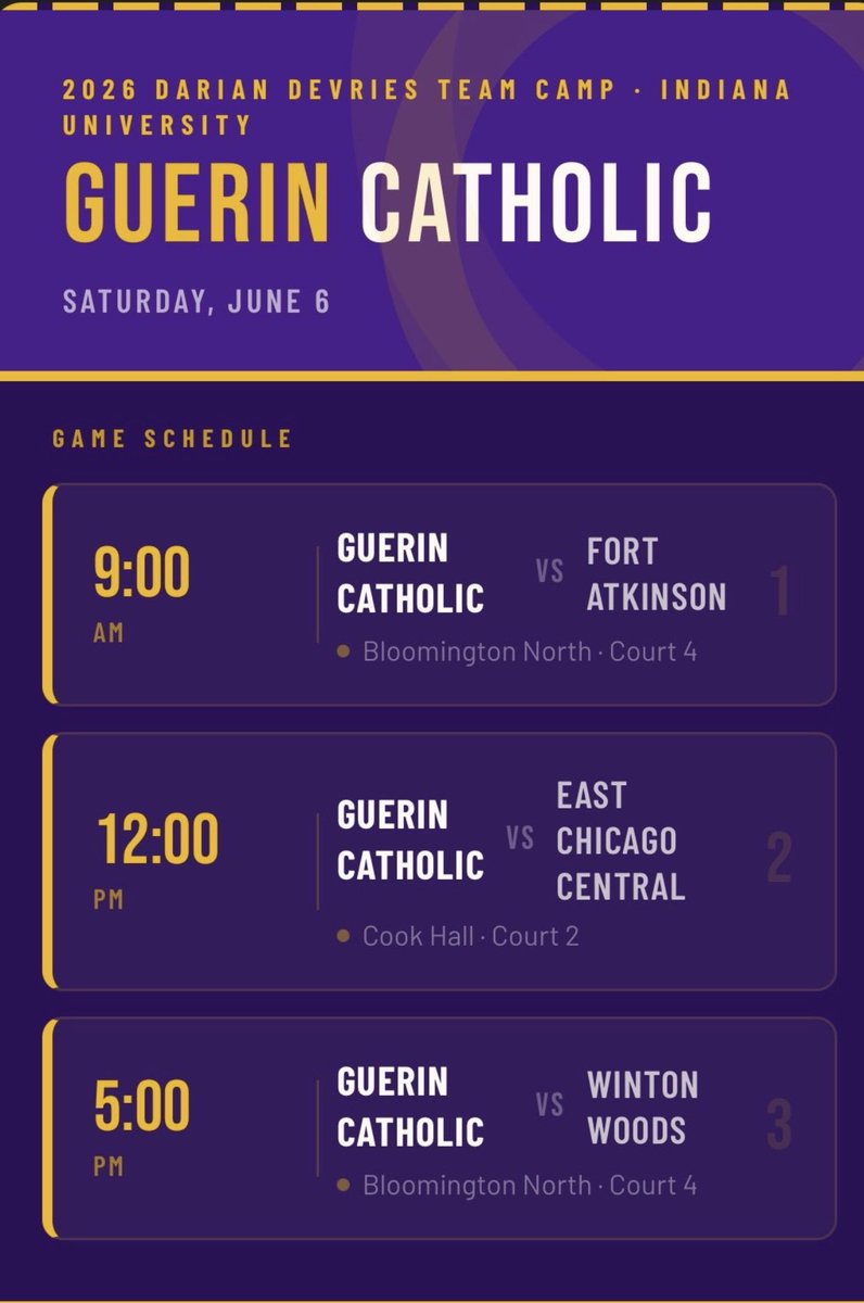ftdooley's tweet photo. Schedule for IU team camp. https://t.co/iXZe3JBkF9