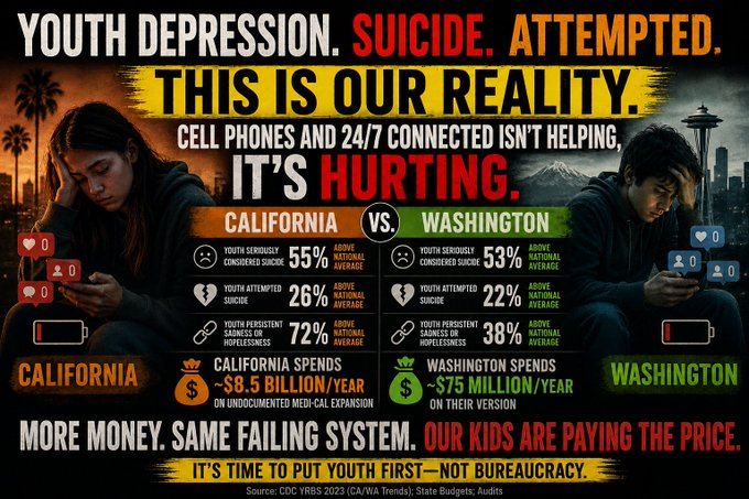 TurnSeattleRed's tweet photo. @DeAngelisCorey 
A Washington school secretly coached a 10-year-old girl to identify as a boy for 5 months — hiding it from her parents — then a youth center gave her a burner phone to run away?

This is grooming. This is child abuse. This is state-sponsored parental alienation and potential trafficking.

Fire every adult involved. Shut down the youth center. Sue the school district into oblivion. 

WA parents: your kids are not the state’s social experiment.

Enough. Protect children or burn the system down.
#ProtectParentalRights #WASchoolsFail #GroomerAlert #FireThemAll #TurnSeattleRed"