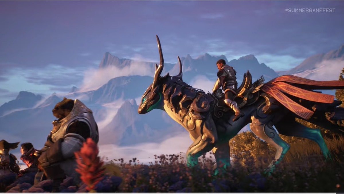 FifthGenFlow's tweet photo. Guild Wars 3 just got announced at Summer Game Fest. Beta begins Fall 2027. PS5 confirmed. https://t.co/gEZ73rE3ju