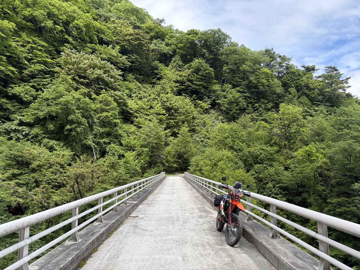 Adorispi's tweet photo. 金ヶ岳林道、横尾山林道共に曇天で残念ながらいつもの景観は望めなかったけど驚く事に前日台風通過したにも関わらず水溜まりが殆ど無かった
お陰で走るのは楽しかった
そういえばGWに来た時も前日豪雨だったのに路面ベスコンだったなあ
水捌けのいい林道はホント助かる😄 https://t.co/buCrmCpd1G
