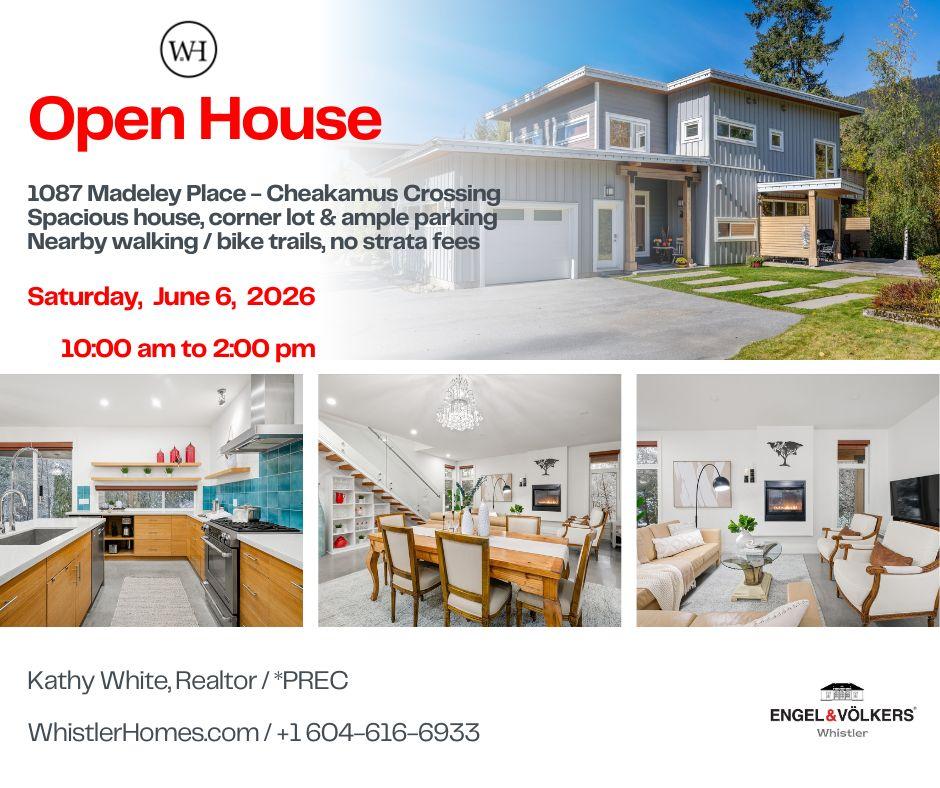 LLocatorBC's tweet photo. 1087 Madeley Place stands out for its walkable, resident-focused Cheakamus Crossing setting and access to trails, parks &amp; short drive to https://t.co/2OP7Hk6ws2 &amp; https://t.co/36gzYxt1oo 
#openhouse Sat. June 6 (10-2) or visit: https://t.co/BokblWK3Xn https://t.co/TqhGZBu7Xh