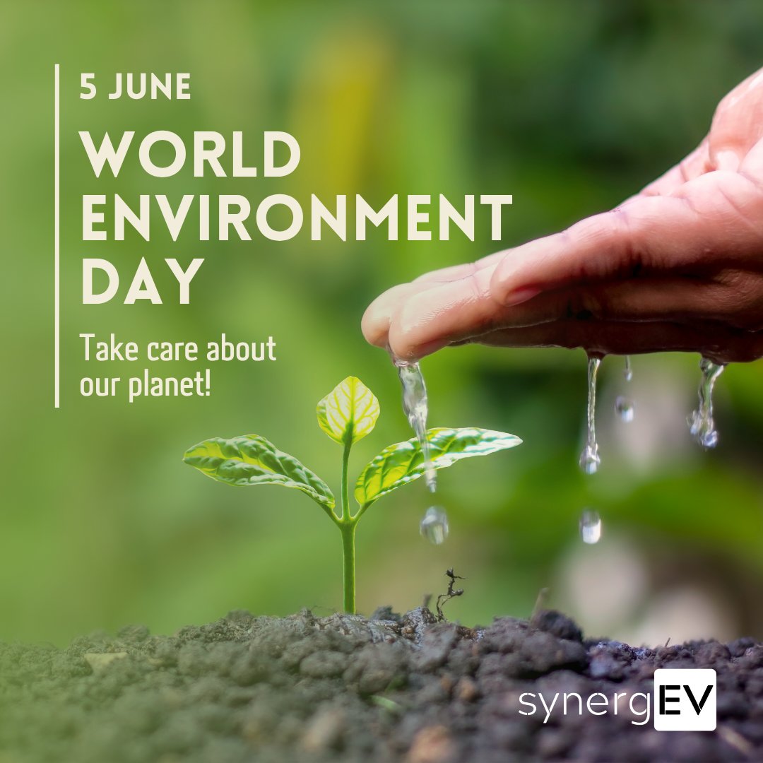 synergEV's tweet photo. 🌍 World Environment Day - June 5 🌱

Every small action we take today helps create a greener and more sustainable future. This World Environment Day, let's commit to protecting our planet and inspiring positive change in our communities.

#WorldEnvironmentDay #synergEV https://t.co/kpLKfSZhVe