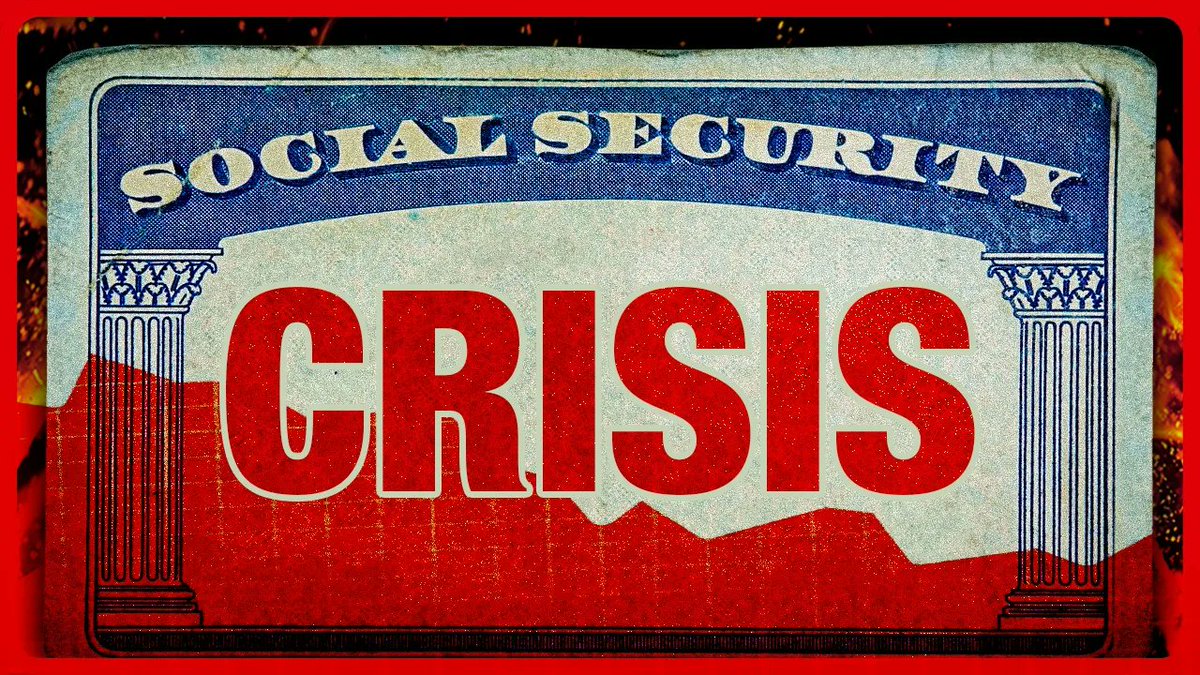 RedactedInvest's tweet photo. America's Social Security Crisis Just Got REAL. In our new video, I'm unpacking what's happening with retirement benefits and how you can prepare. Link in comments. https://t.co/d3HaOIOfrF