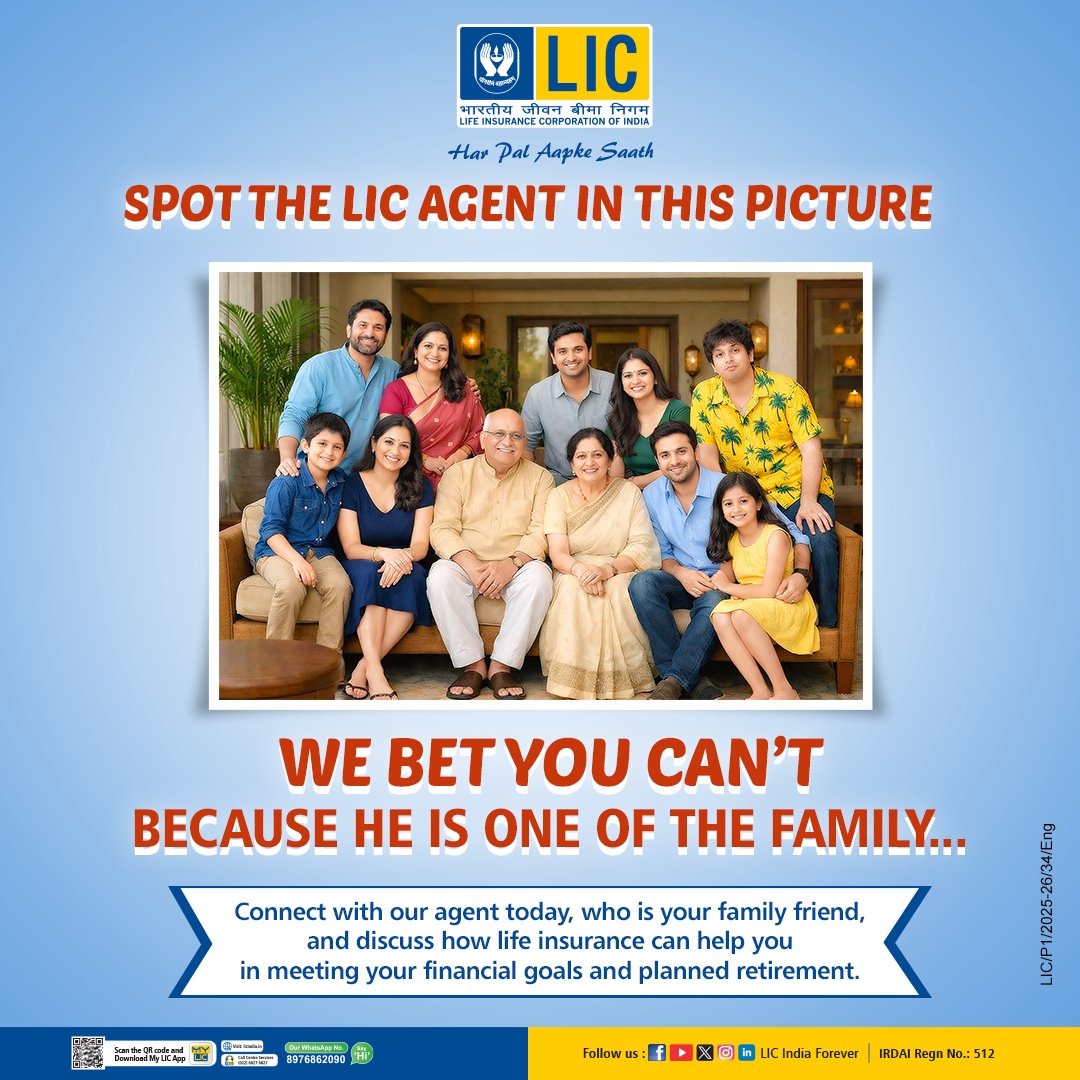 LICIndiaForever's tweet photo. At LIC, we don't just build financial security. We build relationships that stand the test of time.
#LIC #licagent #financialsecurity #HarPalAapkeSaath https://t.co/Yg84UcMHcj