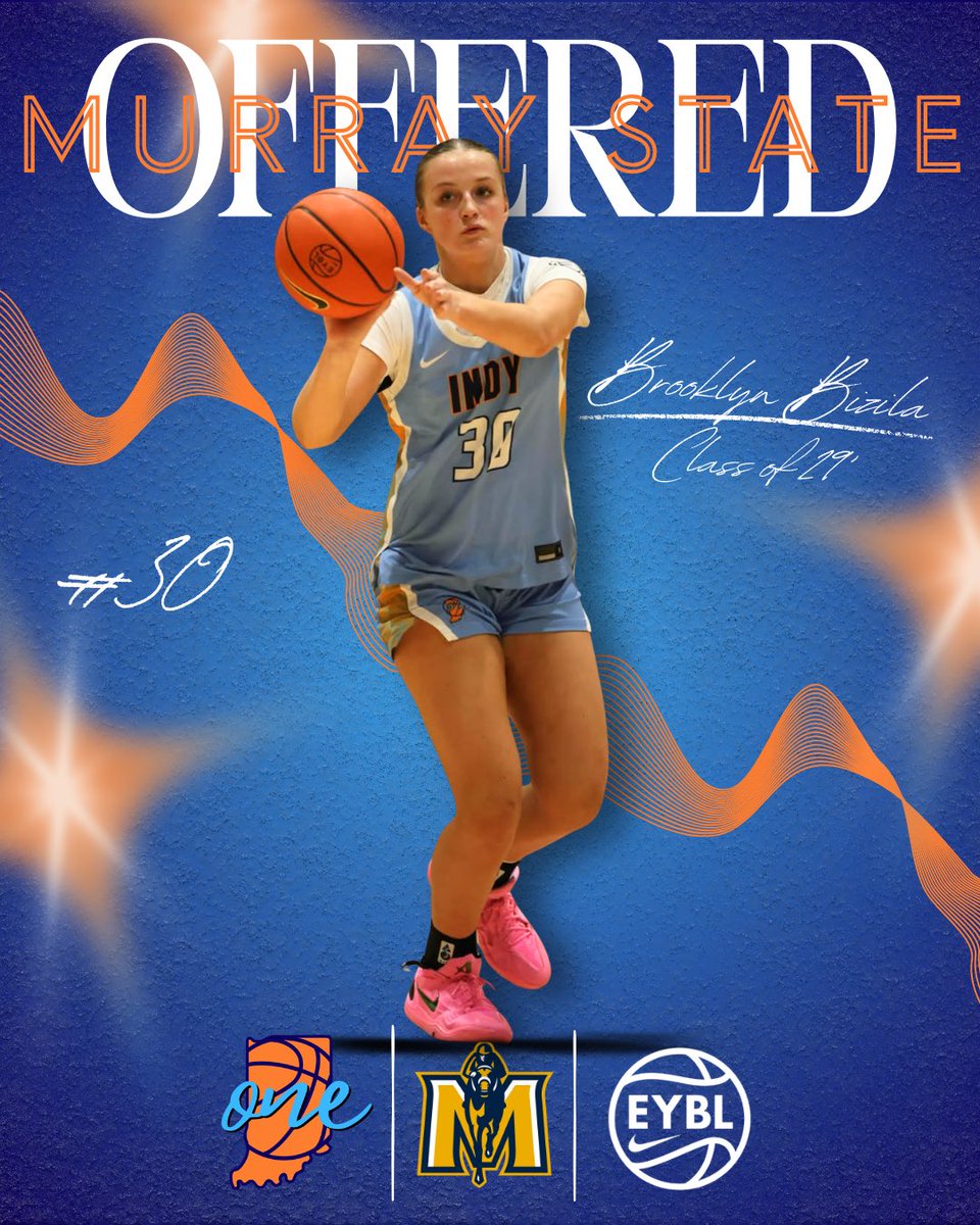 IndyOneEYBL's tweet photo. Brooklyn Bizila ‘30. First Offer. Murray State University. 

@brooklyn_bizila | #weareOne | 1️⃣ https://t.co/uMMJhRXlSo