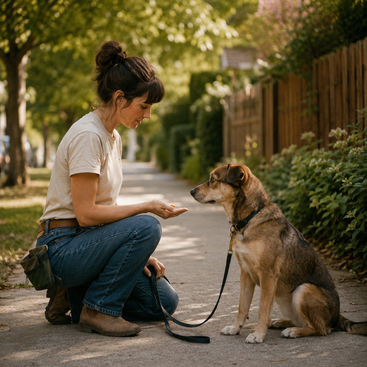 NobleBeastDog's tweet photo. At Noble Beast, we don’t teach “no.” because “no” doesn’t tell a dog what to do instead.

Dogs aren’t born knowing cues. First we teach the behavior and then attach meaning. Then we mark the choice and reinforce it.

Clear communication = clear behavior. https://t.co/Qvgy6tilUH