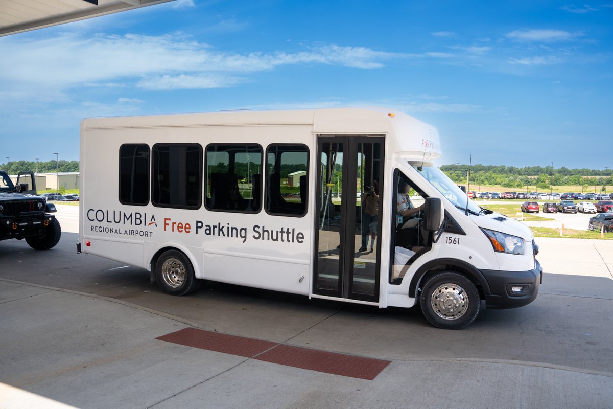 CoMoGov's tweet photo. ✈️ Exciting news! Allegiant launches nonstop flights from Columbia to Florida with free parking &amp; shuttle. #FlyCOU #CoMo #ColumbiaMO #MidMissouri #SummerTravel #FlyLocal https://t.co/0fDFGQYkn7