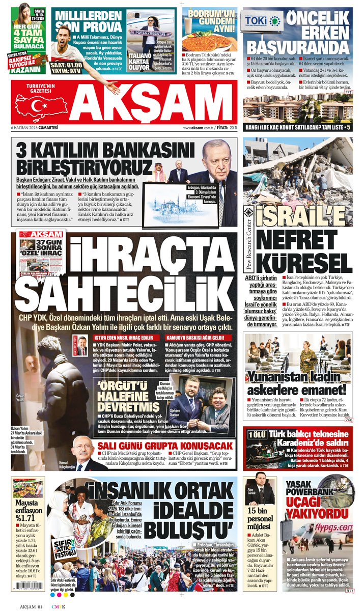 Aksam's tweet photo. İHRAÇTA SAHTECİLİK
https://t.co/A2e96fy4Nh

#GününManşeti 
@mkartoglu https://t.co/MwyE6RlPa6