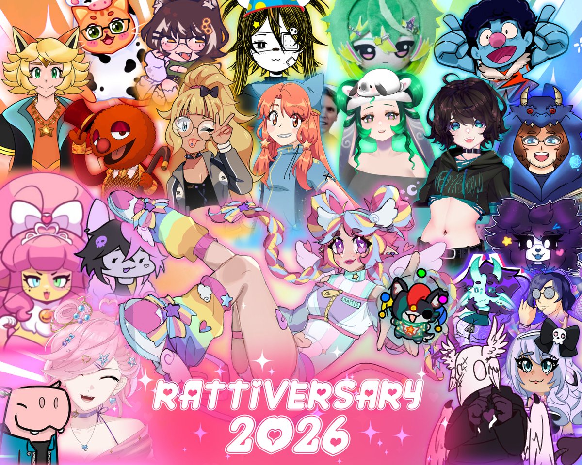 ratbabbey's tweet photo. YOUR VIRTUAL CUPID IS LIVE AND WANTS TO HANG OUT WITH YOU~ (♡ˊ͈꒳ˋ͈)
 
SIX YEAR RATTIVERSARY 

°˖✧˚ʚ♡ɞ˚✧˖°°˖✧˚ʚ♡ɞ˚✧˖°°˖✧˚ʚ♡ɞ˚✧˖°°˖✧˚ʚ♡ɞ˚✧˖°

https://t.co/UmnRstEsJK

°˖✧˚ʚ♡ɞ˚✧˖°°˖✧˚ʚ♡ɞ˚✧˖°°˖✧˚ʚ♡ɞ˚✧˖°°˖✧˚ʚ♡ɞ˚✧˖° https://t.co/QtYHqcgCm7