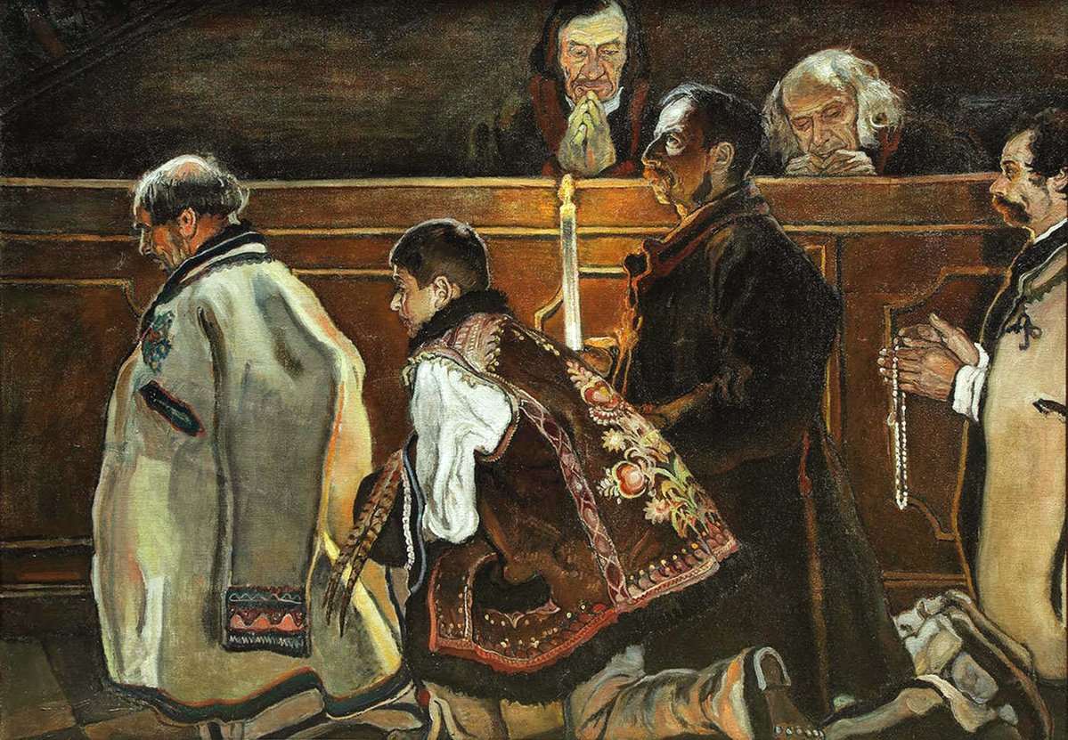 marysia_cc's tweet photo. Władysław Jarocki ( Polish, #BOTD 1879 – 1965)
Men praying, 1913 https://t.co/vtmLCKTqV5