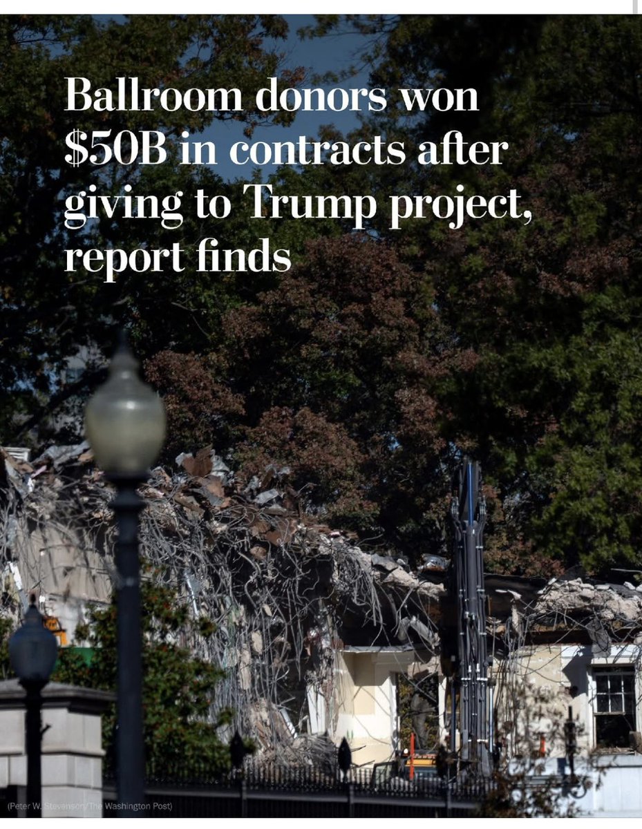 WiscRocks's tweet photo. @FoxNews How much did this contractor give to Trump in exchange for a $13 million no-bid contract at taxpayer expense? Pretty good return on investment. Do better, Fox News! Ask the hard questions, stop kissing Trump’s ass. https://t.co/iwcWstq910