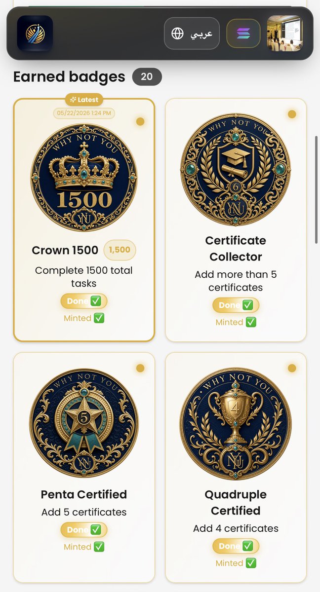 app_whynotyou's tweet photo. Accepted to Solana dApp Store ✅
Why Not You
@solanamobile @solana @SolanaFndn 
Imagine your wallet becomes a proof of character ✨💥 https://t.co/SoCfy0Sqb9