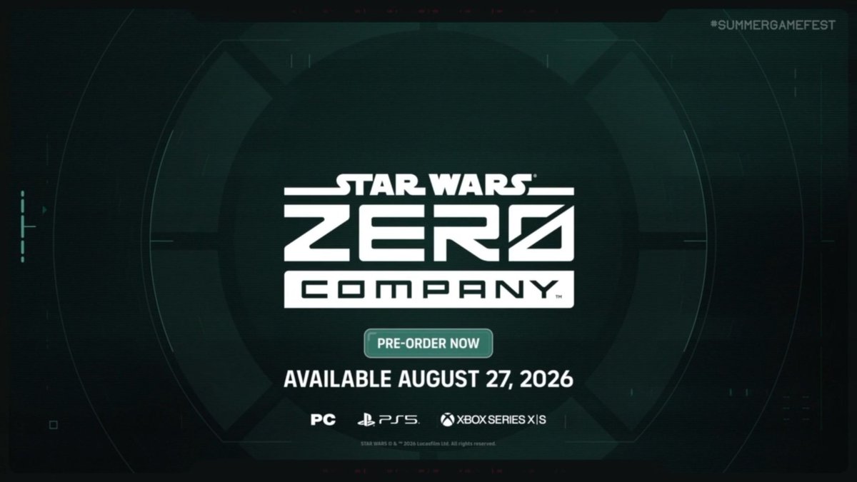 ElderPlayers's tweet photo. 🚨 لعبة Star Wars Zero Company قادمة في 27 أغسطس 2026 https://t.co/elZKYbgq7a