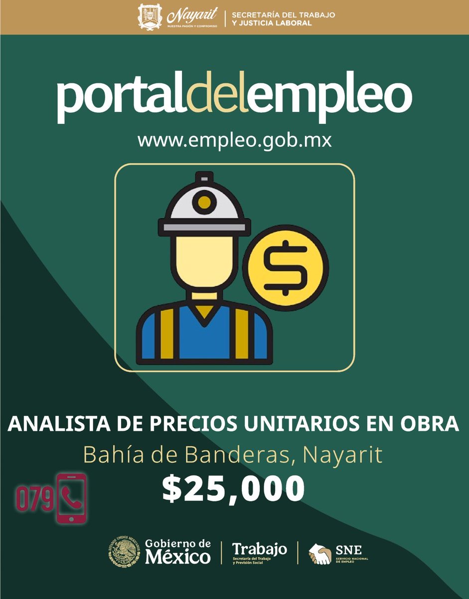 SNENayarit's tweet photo. ¿Eres arquitecta o arquitecto? revisa esta vacante 👩‍💻👷‍♂️

ℹ https://t.co/NGibILcpGi

📞 311 689 00 65 ext. 1002 

Empléate, nuestros servicios son gratuitos 💼

#SNE #Trabajo  #BolsaDeTrabajo #Empleo https://t.co/umAqOYooOg