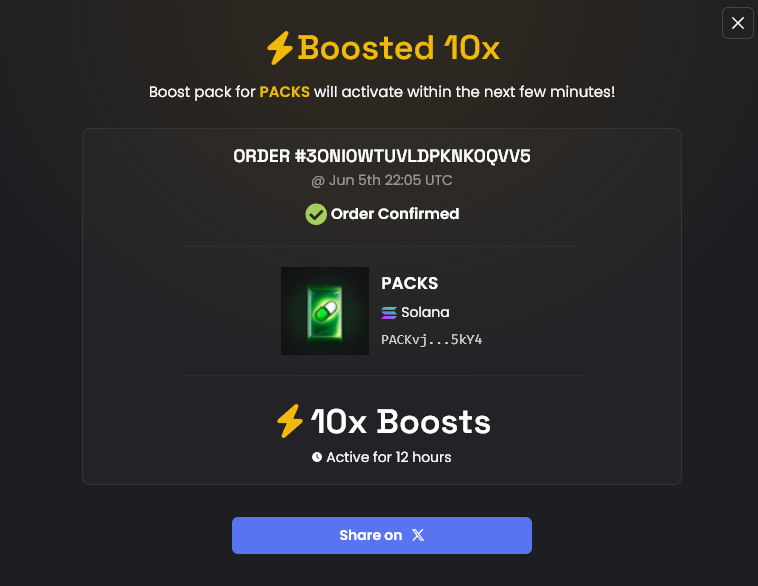 RealThepo's tweet photo. @pumppacksfun 10x boost paid! https://t.co/i6mUtYc1kk
