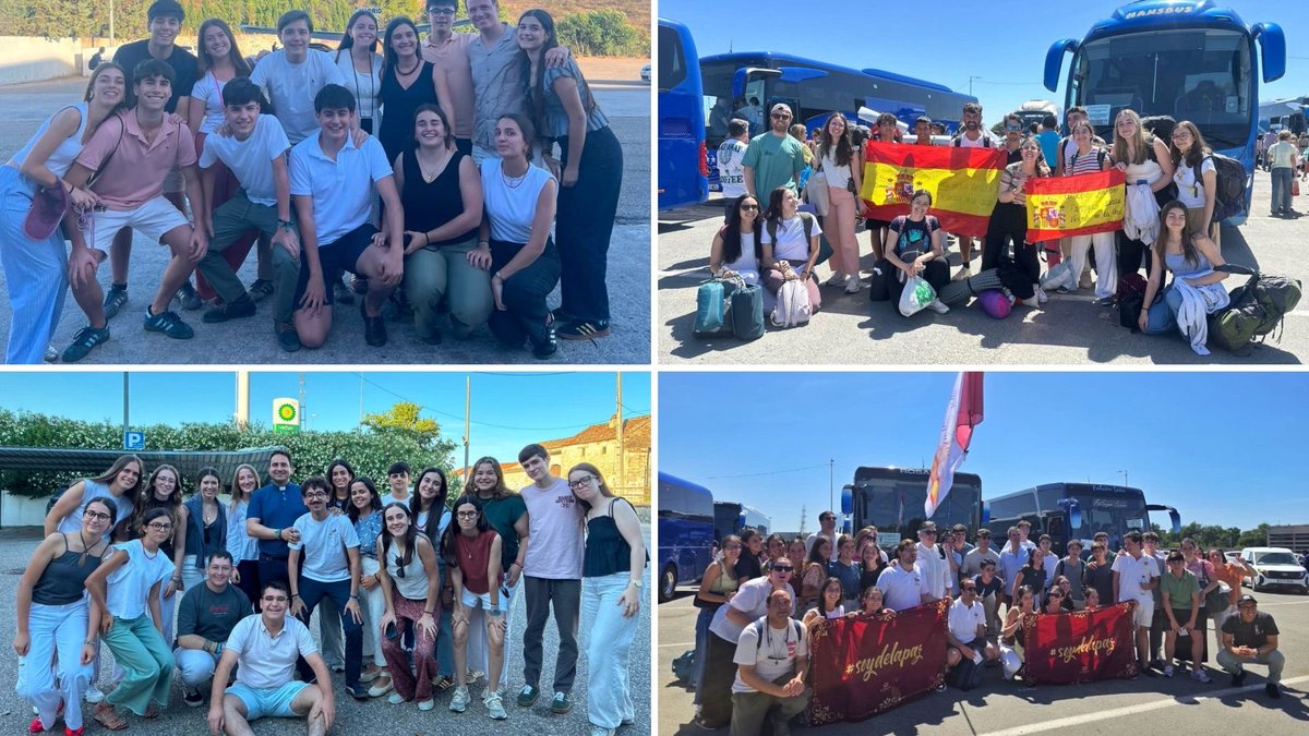 ArzobispoSaiz's tweet photo. Van llegando grupos de jóvenes de #Sevilla para participar en la Vigilia de Oración con el #PapaLeónXIV.

Entre otros, procedentes de las parroquias Santa María Magdalena (Villamanrique de la Condesa), San Sebastián (Sevilla), Santa María Magdalena (Dos Hermanas), Santa María La Mayor (Pilas), Nuestra Señora de las Nieves (La Rinconada), Ave María y San Luis (Dos Hermanas), Nuestra Señora del Mar, Nuestra Señora de los Remedios, San José y Santa María (Sevilla Este), San Román y Santa Catalina, Nuestra Señora de los Ángeles y Santa Ángela de la Cruz, San Fernando y San Antón (Carmona), San José Obrero (San Juan de Aznalfarache), Purísima Concepción (Brenes), Parroquia Santa María Magdalena (Arahal), San Juan Pablo II (Dos Hermanas). De las hermandades de La Paz (Sevilla), Vera Cruz (Dos Hermanas), Sacramental de la Virgen de los Dolores y Ntra. Sra. de la Victoria (Osuna), Gran Poder (Sevilla), Divina Pastora (Cantillana), Sacramental de Los Gitanos (Sevilla), Estrella (Sevilla), Gran Poder (Tocina) y Soledad de San Lorenzo. Acudirá también el Seminario Metropolitano de Sevilla, Movimiento de Cursillos de Cristiandad, Pastoral Universitaria, Movimiento Calasancio y el Colegio Diocesano de San Bernardo.