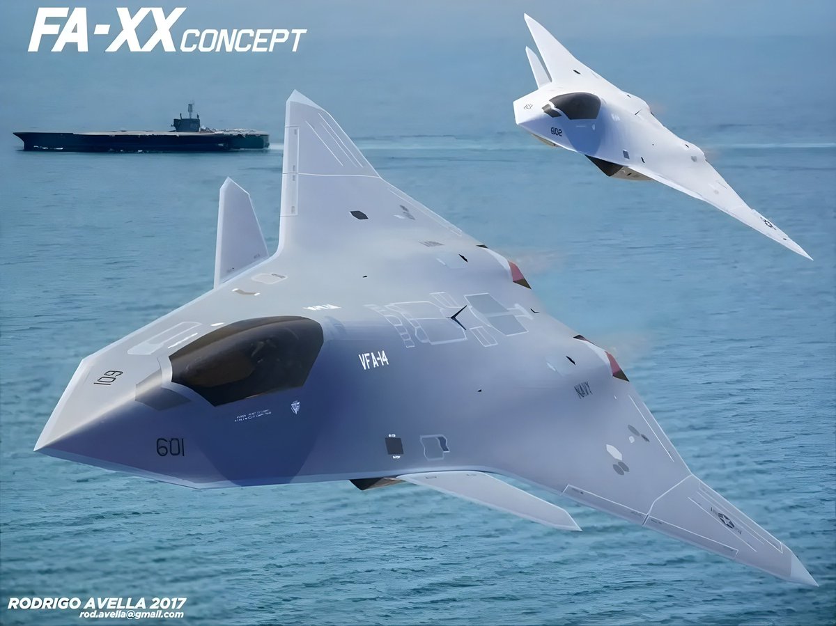 Evil13rt's tweet photo. @Aviation_Intel So the way things are going it’s entirely possible this may be the last of the manned fighters. 
I hope it looks good because it’s going to be serving a long time. https://t.co/LUqQstAn22