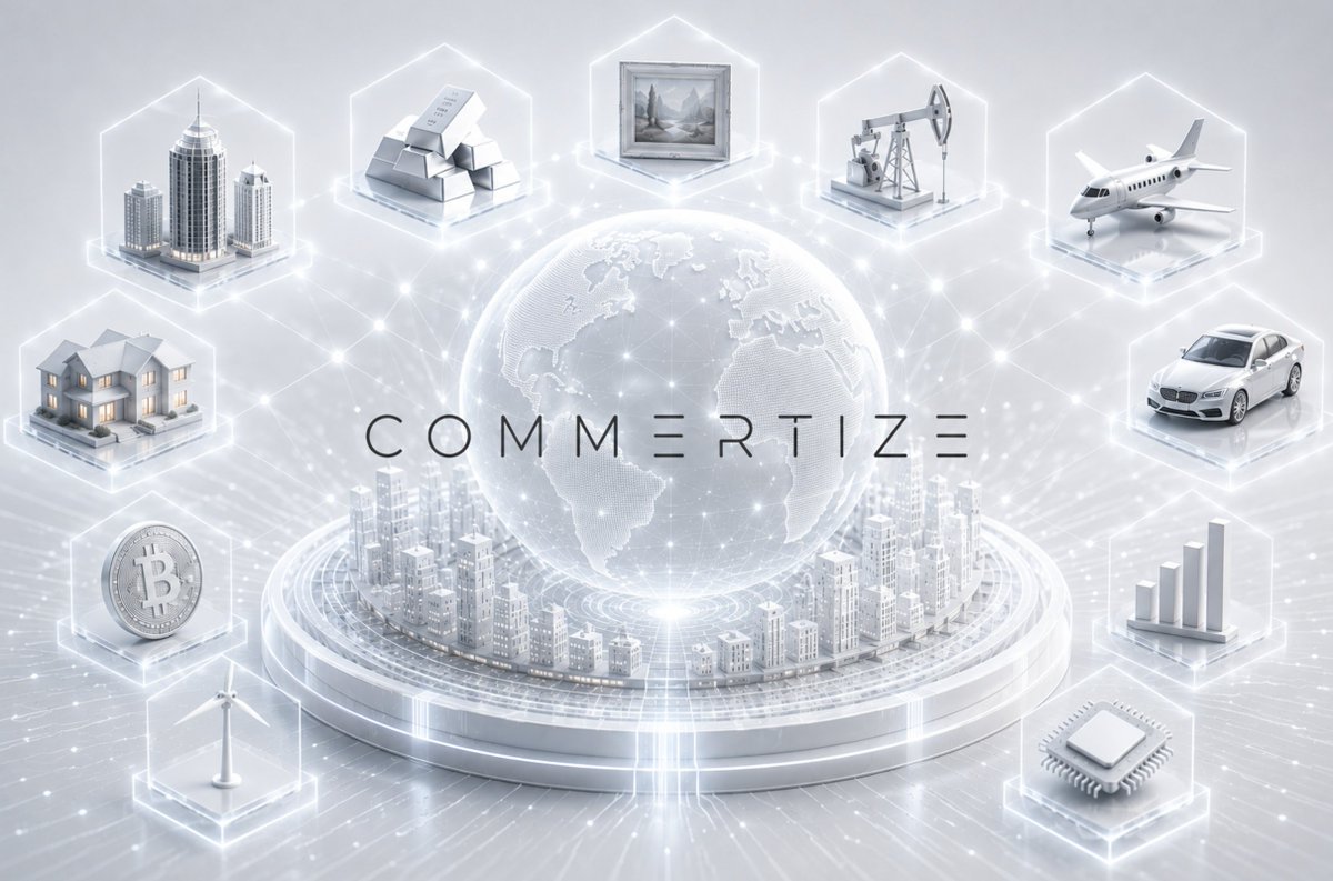 Commertize's tweet photo. The Next Generation Of Capital Markets Is Tokenized. https://t.co/NxlNur2kuM