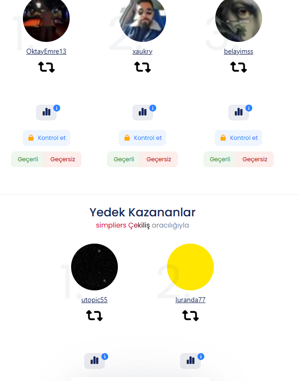hellinsnow's tweet photo. Vee Kazananlarr 

@OktayEmre13 
@xaukry 
@belayimss 

yedekler:
@utopic55 
@luranda77 

kazananlar 24 saat içinde e8 kyc yapılmış maillerini bana iletmeleri gerekiyorr. https://t.co/q9XVubcQfL