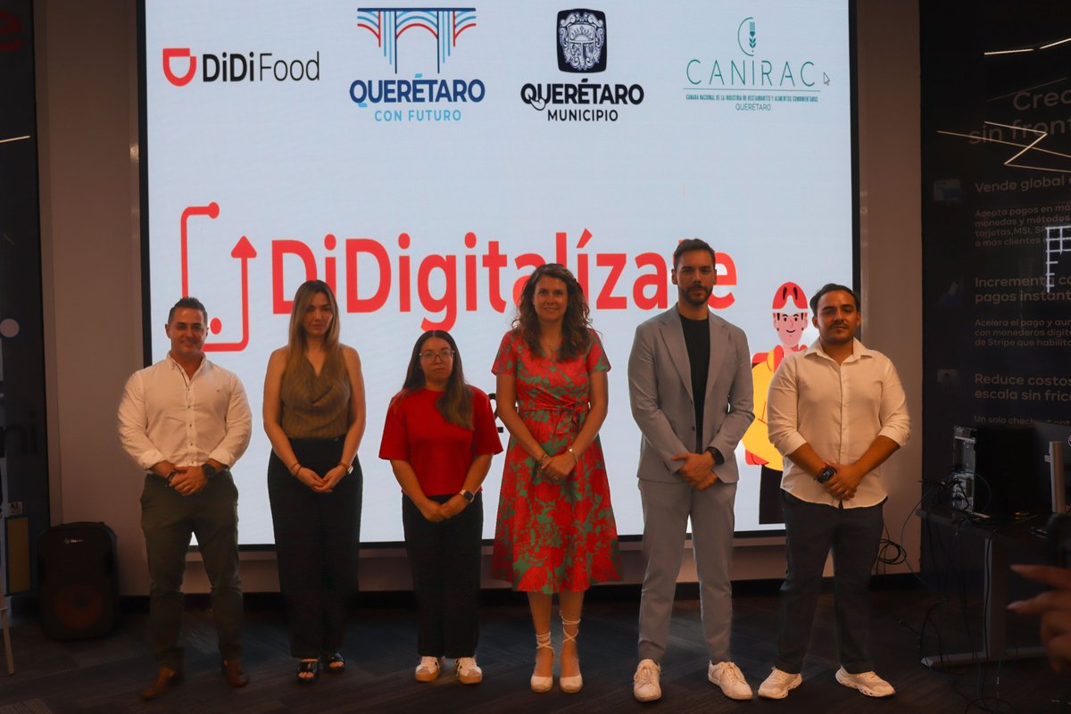 codice_informa's tweet photo. 🍽️📱 DiDi Food presentó en Querétaro (@qromunicipio) el programa DiDigitalízate, que busca capacitar a restaurantes, fondas y cafeterías en herramientas tecnológicas para mejorar su operación y aumentar sus ventas. 🚀📈

#Querétaro #Negocios #EconomíaDigital #CódiceInformativo https://t.co/q2QdQpXoNC
