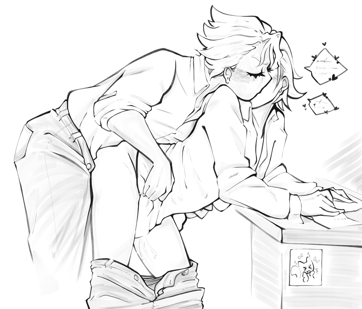 kittyclawart's tweet photo. i wonder what those two were up to when senku was making the microwave...guess we will never know...

#stanxeno #スタゼノ https://t.co/KoCdIbbgNd