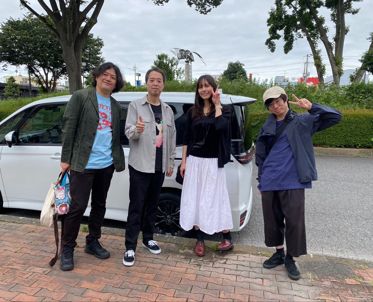 FerriChrome's tweet photo. Ferri-Chrome新潟に向け出発！
あつし君も同乗、イワサワ君は後ほど合流 https://t.co/XWAdaD39EF