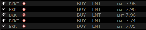 BoxLongs's tweet photo. @jumpinjohnnyp just out here panning for a little $bkkt gold... https://t.co/XehYomHhds