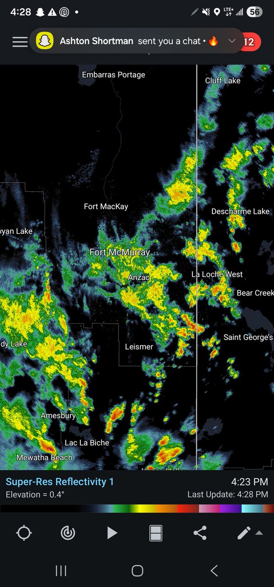 Neville73C's tweet photo. All this rain coming for #ymm had a rain fall warning. For 2secs and disappeared lmao @HouckisPokisewx https://t.co/DmXkvR6uhu