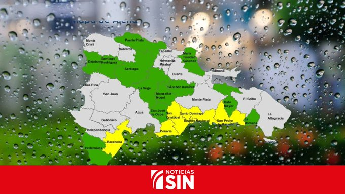 SIN24Horas's tweet photo. COE emite alerta amarilla en 6 provincias y verde en 12 por incidencia de vaguada

Amplíe detalles aquí: ⤵️

https://t.co/b911PNcH9J https://t.co/vOjuhSxMc8