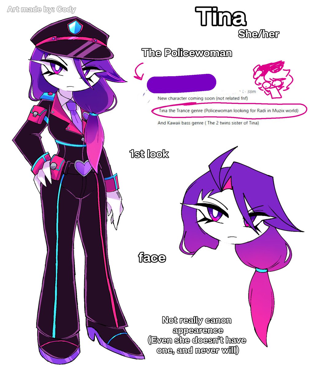 BraindreadGH0ZT's tweet photo. My interpretation of Tina (The Trance Genre)
One of the Muzix Medley characters that was planned to be on the story but well, yk.
This desing is not canon, but well,
Tina prob will never have one ;)
#Muzixmedley #FNFMuzix #FNFTina #FNFMuzixmedley https://t.co/e0usyLRLpa